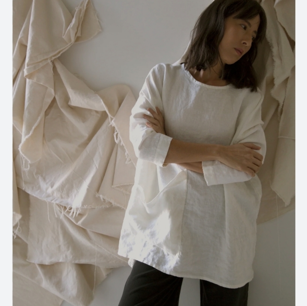 Elizabeth Suzann Harper tunic silk noil